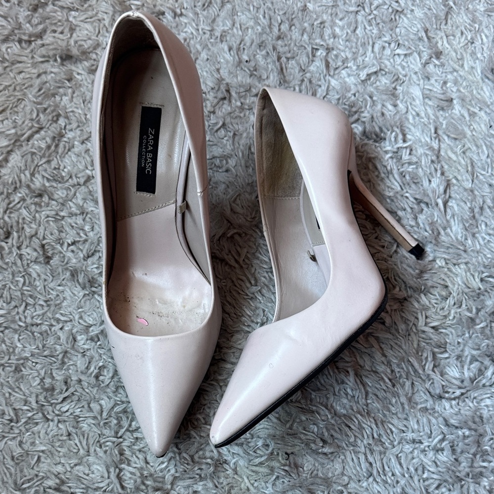 Zara Women's Blush Pink Heels